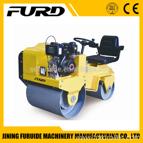 Ride-on Soil Compactor Mini Road Roller for Sale (FYL-850)